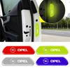 4 Piezas Pegatina Reflectante para Puerta de Coche Advertencia de Apertura Segura Para Astra j Insignia Astra g Corsa Zafira b Mokka Vivaro Meriva