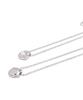 Polalita Mini Ball Chain Drop Pendant Long Necklace (Plt-Nl-090_Sv)