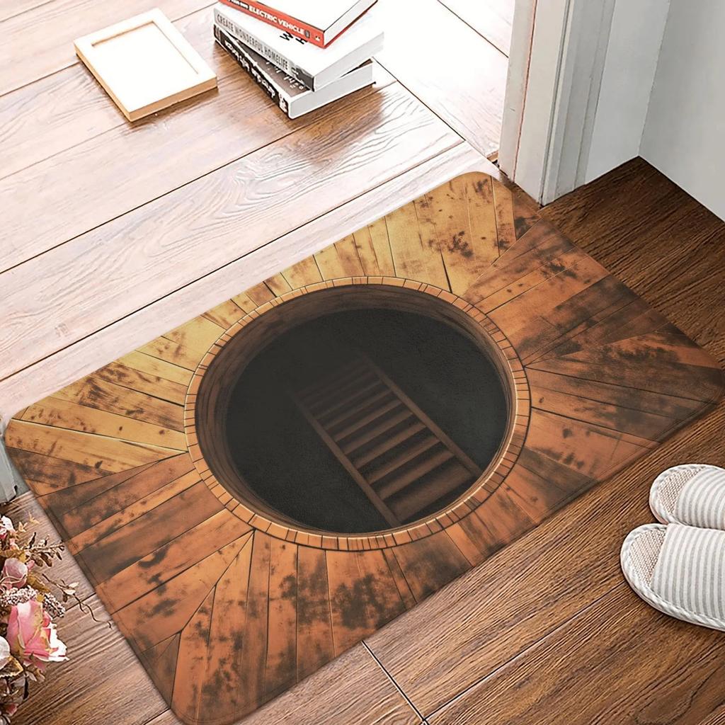 3D Illusion Depth Welcome Mat Non Slip Entrance Rug for Living Room Bedroom Kitchen Anti Dust Durable Floor Carpet Doormat