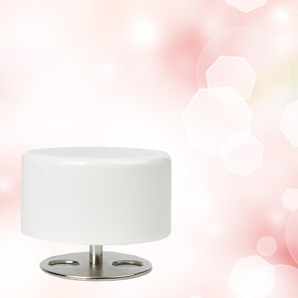 Plastic White DIY Music Box Base Perfect Gift Fosters Music Interest Visual Auditory Development DIY Accessory 7.00X7.00X5.50cm 