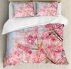 Japanese Bedding Set For Bedroom Bed Home Branch Of A Flourishing Sakura Tree Flowers Cher Duvet Cover Quilt Cover Pillowcase