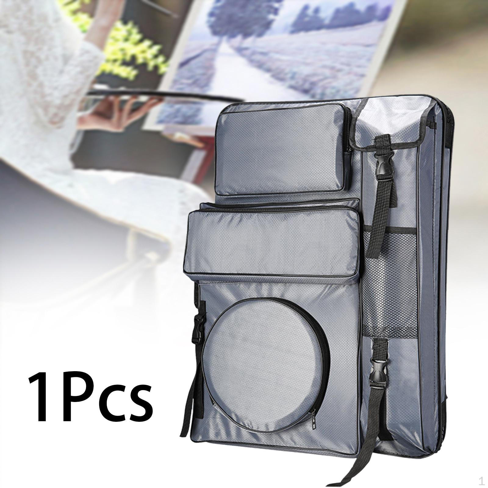 

Art Carry Bag, Backpack Traveling Outdoor Drawing Case Large Capacity Artist Carrying Bag Gray