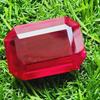 90.00 Ct Heated Ceylon Red Ruby Emerald Cut Faceted Loose Gemstone