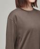 MUSINSA STANDARD WOMAN Women'S Relaxed Crew Neck Long Sleeve T-Shirt [Toffee Brown]