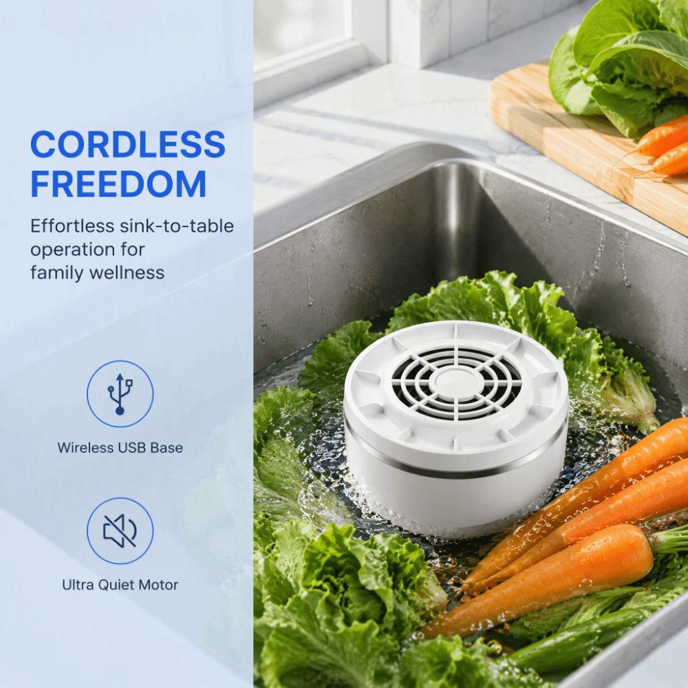 Multi-functional Vegetable Washing Machine Automatic Pesticide Remover Produce Cleaner  Food