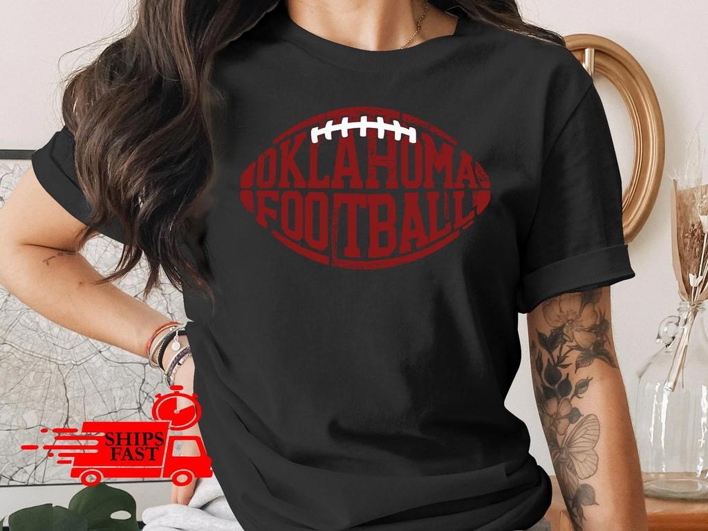Oklahoma Football T Shirt Comfort Colors Distressed Sooners Game Day Gift
