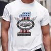 Vintage Motorcycle TShirt Unisex American Wing Badge Print Old School Biker Unisex Streetwear Tee