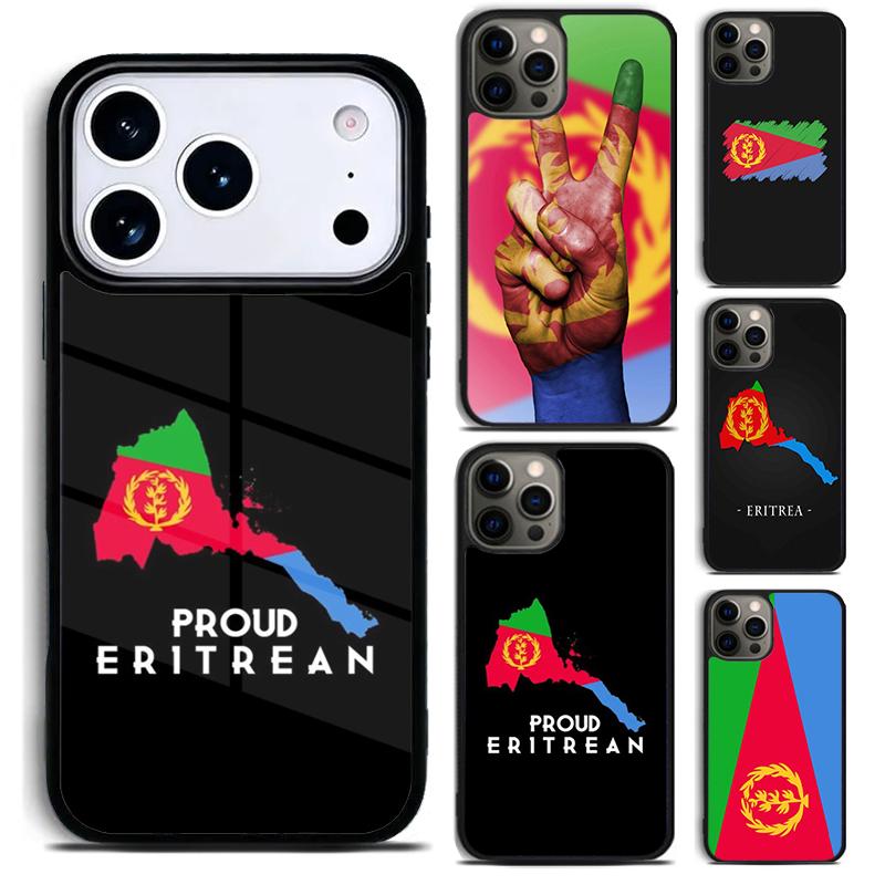 Eritrea Flag Phone Case For iPhone 17 16 15 14 13 12 11 Pro Max Plus 17Air Soft Silicone Cover