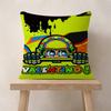 VValentino Moto Gp RRossi 46  Decorative Room Aesthetics Pillow Case Home Decor Bedroom Sofa Bed Couch Pillow Cover 45x45