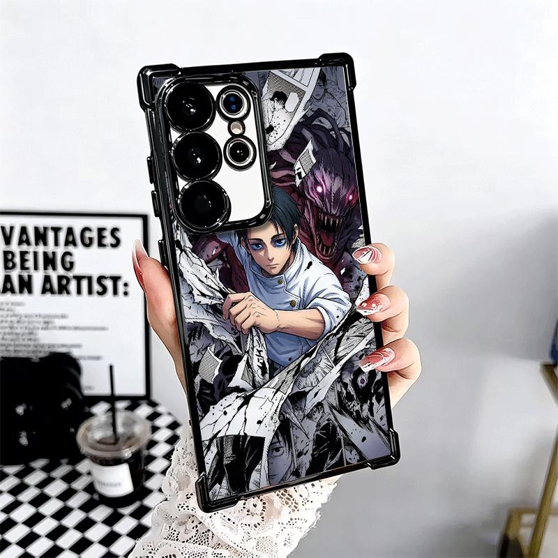 Anime Yuta Okkotsu JUJUSU Soft Phone Case For Samsung Galaxy S26 Ultra S25 Edge S24 FE S23 Plus S22 S21 + S20 Plating Anti-Fall