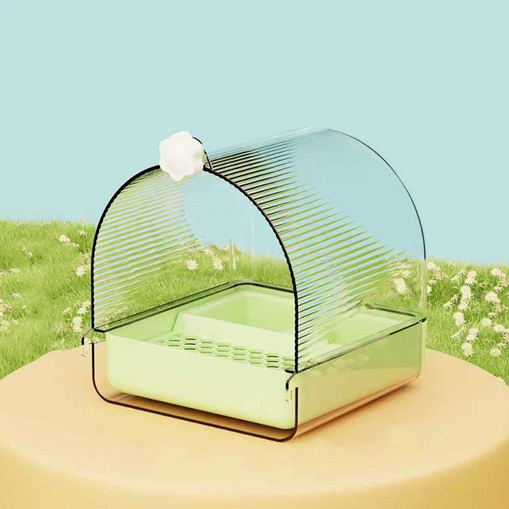 Bottom Drawer Parrot Bathtub Splash Proof Parrot Shower Box Bird Bathing Pool  Grooming Supplies