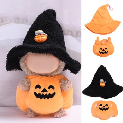 Halloween  Costume Black Hat Doll Clothes Vinyl Doll Cute Clothes