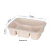 Wheat Straw 4-Compartment Bento Box