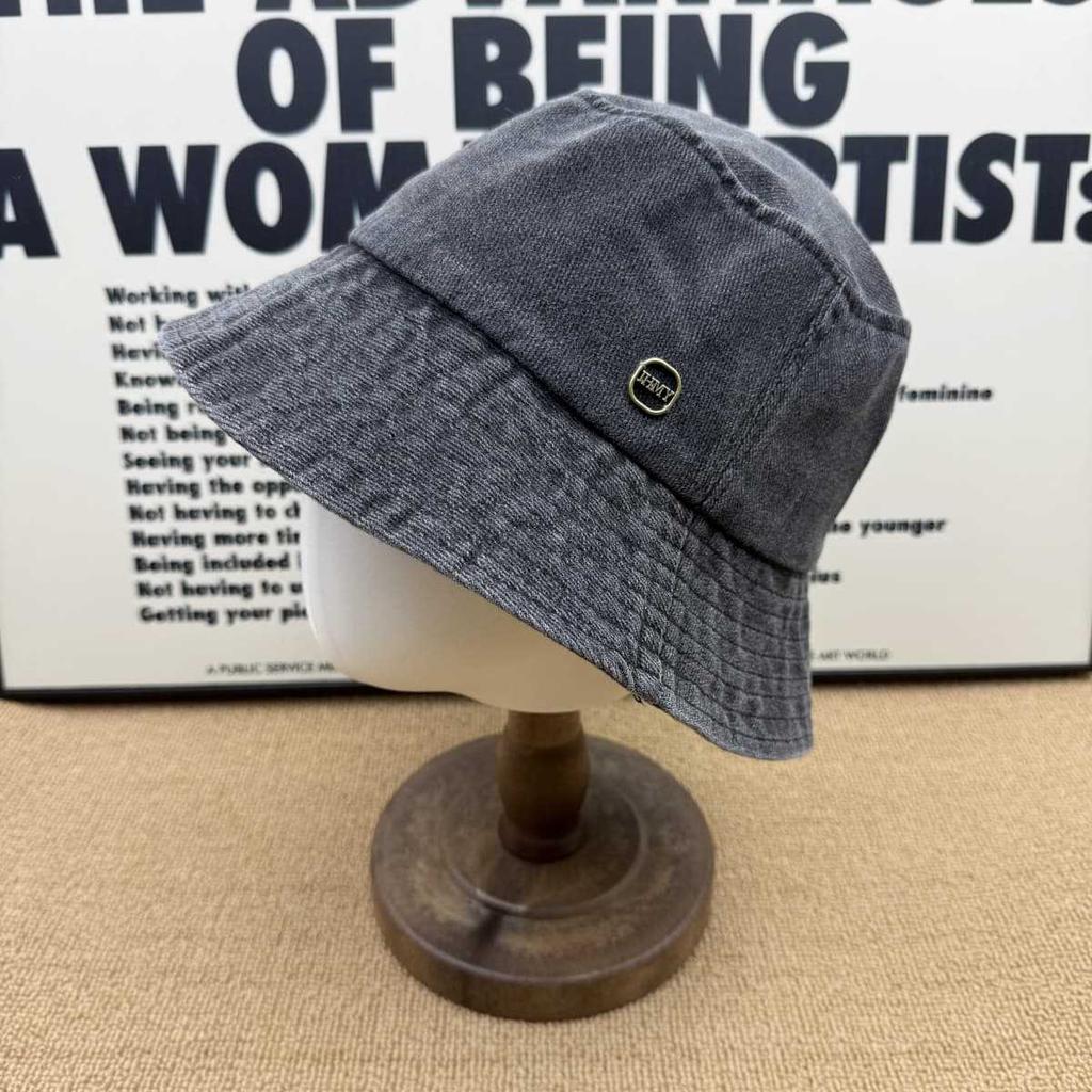 Daily Commuting Old Bucket Hat Women's Metal Standard Breathable Soft Top Versatile Simple Fashion Sun Hat