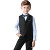 Romon Jungen Formeller Weste Anzug Set
