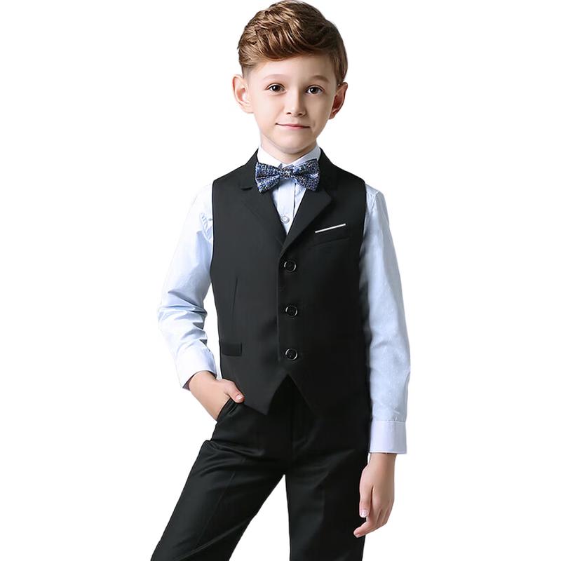 Romon Jungen Formeller Weste Anzug Set