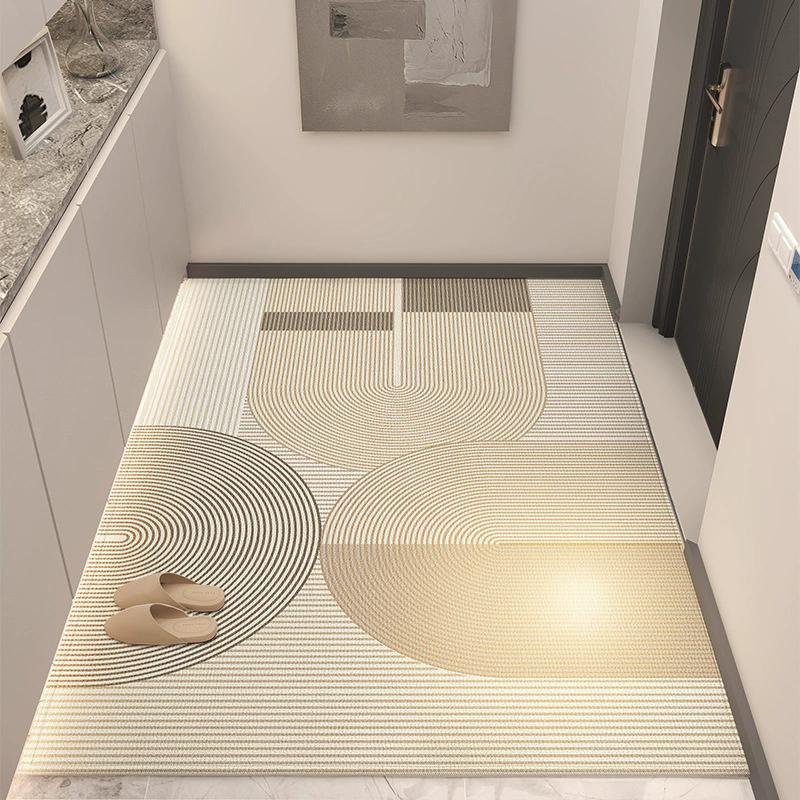 Home Doorway Rug Mat with Trim-to-Fit Design, Stain-Resistant & Anti-Slip - Practical Entryway Floor Carpet for Family Use
