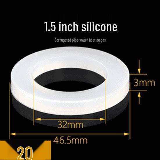Anello di tenuta in gomma siliconica da 1/2 pollice per scaldabagno e guarnizione per tubo