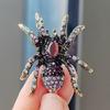 Personalized Fashion Spiders Brooch Delicate Alloy Spiders Brooch with Crystal Embellishment for Evening Wear Parties