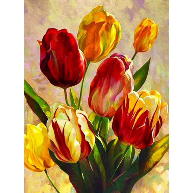 Diamond Painting 5d Flower Mandala Mosaic Needlework Full Kits Embroidery Sale Floral Home Decor  Art Crafts