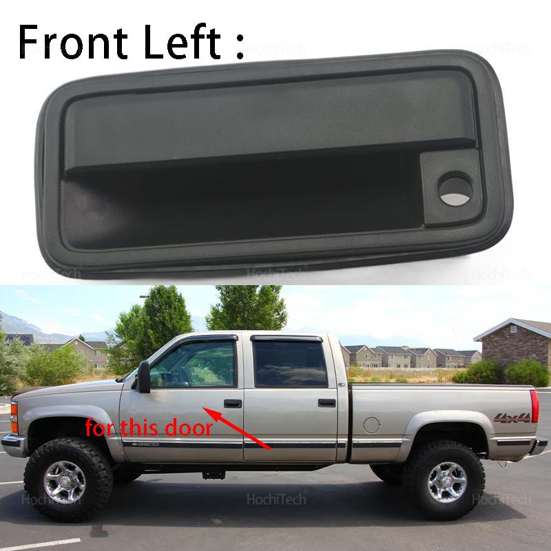 Black Front Rear Exterior Door Handles for Chevrolet Suburban Tahoe C1500 1995-2000 for GMC Yukon 15742229 15742230