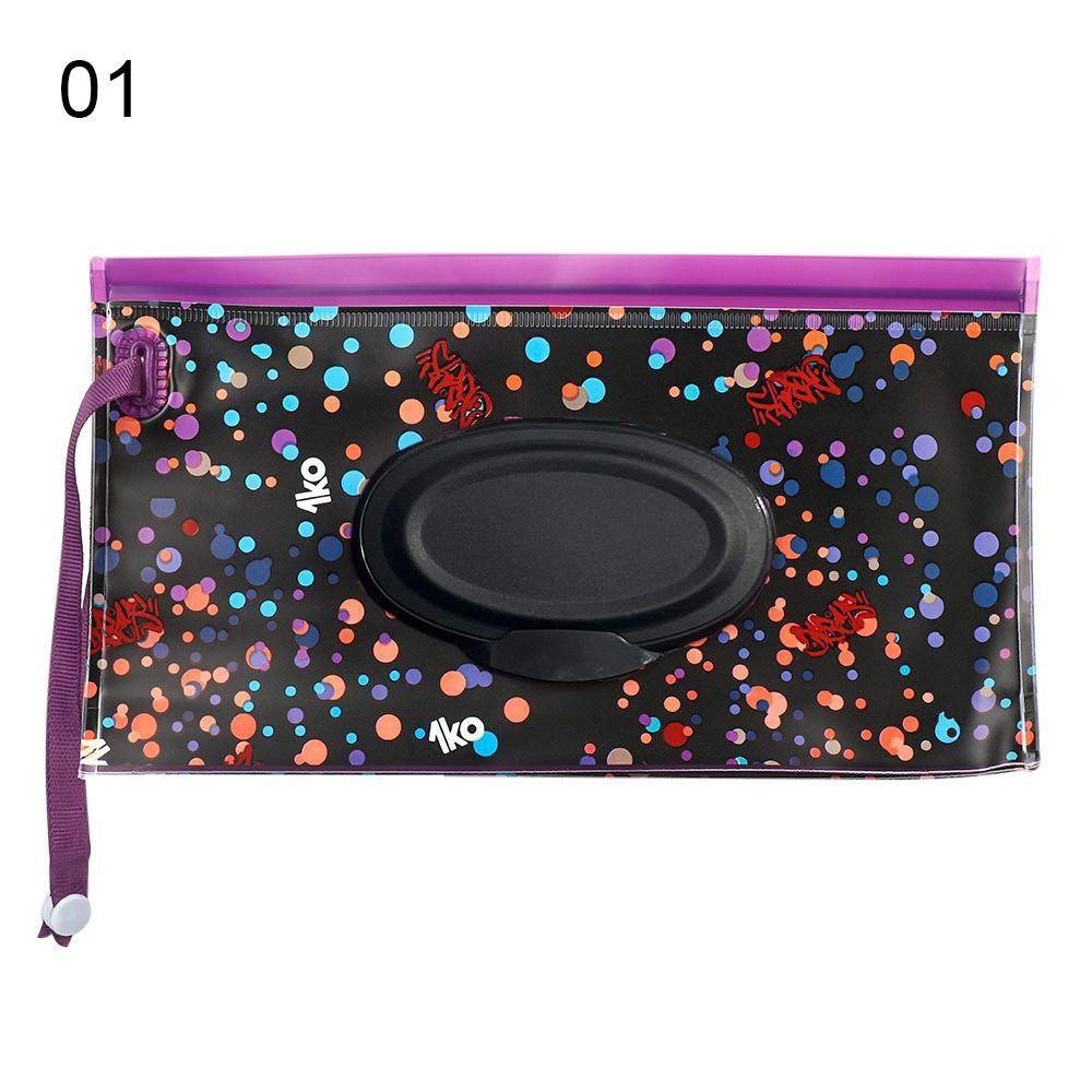 Cover Portable Baby Product Snap-Strap Cosmetic Pouch Wet Wipes Bag Stroller Accessories Tissue Box