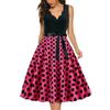 JPNTKY Moda Estiva Primaverile Senza Maniche Scollo a V Abiti Casual