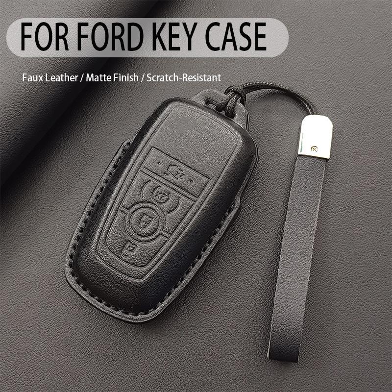 Car Key Case Cover Fob For Ford Focus 3 4 St Mondeo 5 Mk5 Edge Fusion Mustang Explorer F150 F250 F350