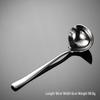 Qianxing 304 Stainless Steel Egg-shaped Soup Ladle 5-Piece Set