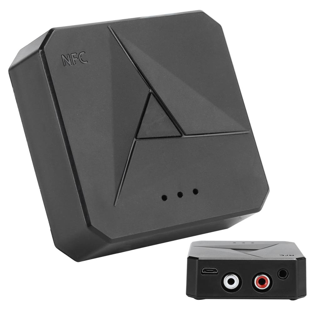 Bluetooth 5.0 Receiver Transmitter 2 In 1 Car 3.5AUX Phone Wireless Adapter for NFC