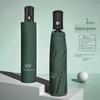 Fully Automatic Dual-Purpose Umbrella for Rain and Sun, Reinforced with Black Coating for Sun Protection, One-Touch Open and Close, Portable Folding