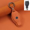 Suitable for new Mercedes-Benz key cases, genuine top-layer cowhide handmade car key pouch, smart full-cover car key holder