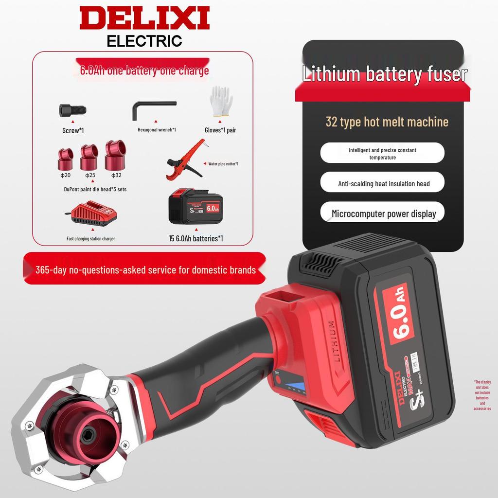 Delixi Wireless Lithium Hot Melt Plastic Pipe Welder