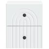 Wall Mounted Nightstand 2 pcs White 33 x 34.5 x 40 cm