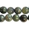 Strand of 48 Round Beads 8mm 8 Mm In Kambaba Green Jasper