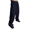 Men's wide leg sweatpants waist drawstring pants straight leg loose pants casual pants Mountaineering pants Jogger