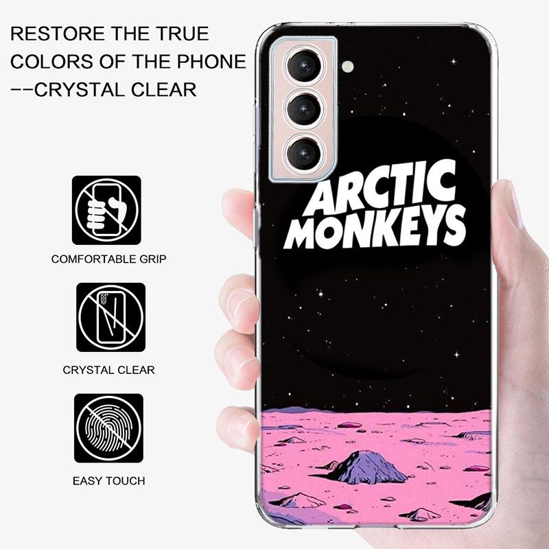 Custodia per Telefono Arctic Monkeys Per Samsung Galaxy S25 Edge S24 S23 FE S21 S20 S10 Plus S22 S26 Ultra Cover Custodie Trasparenti TPU Capa Shell