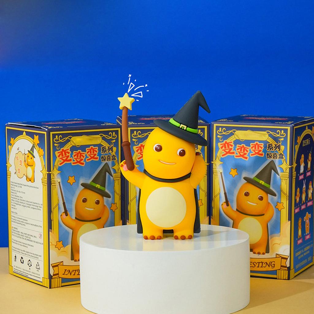 6PCS Milkosaurus Dinosaur, Cute Cartoon Yellow Dinosaur Model, Suitable For Home Decoration, Suitable For Party Animation Gift Toys (random Delivery)