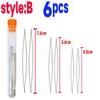 10/S Beading Needles Seed Beads Needles Big Eye Diy Beaded Collapsible Beading Pins Open Needles For Jewelry Making Tools