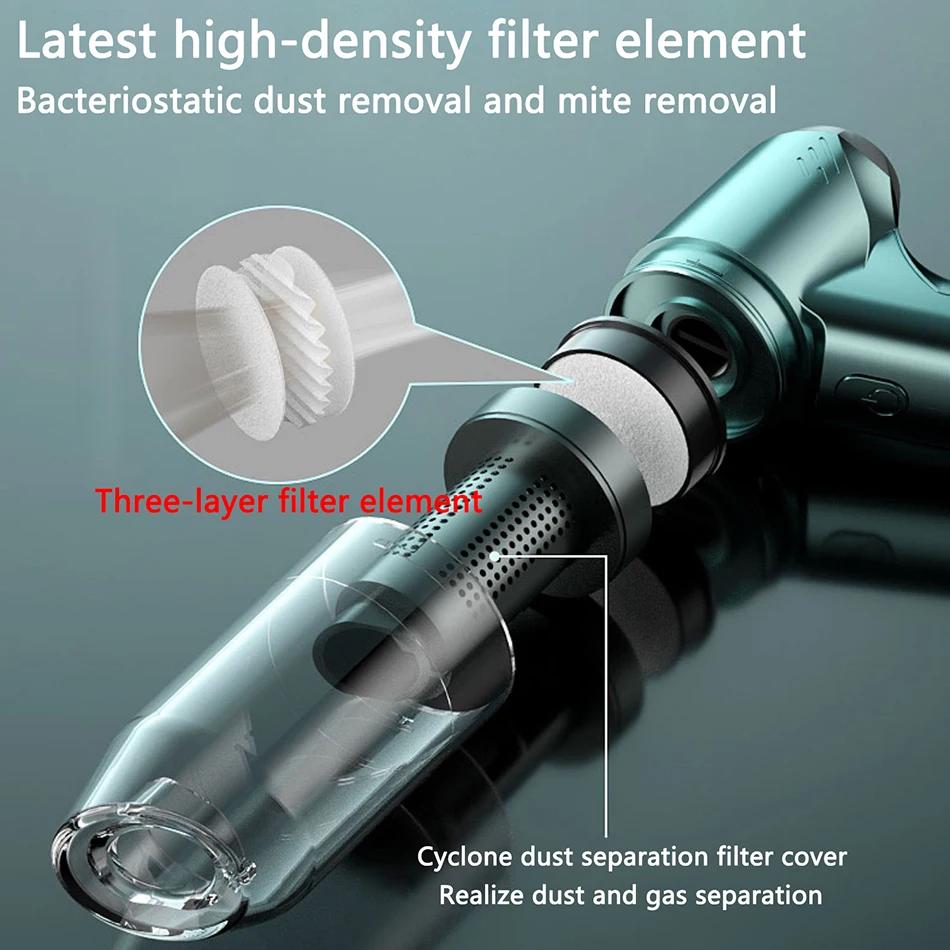 185000Pa 3-in-1 Cordless Vacuum Cleaner Strong Suction Handheld Portable Floor Brush Car Appliance