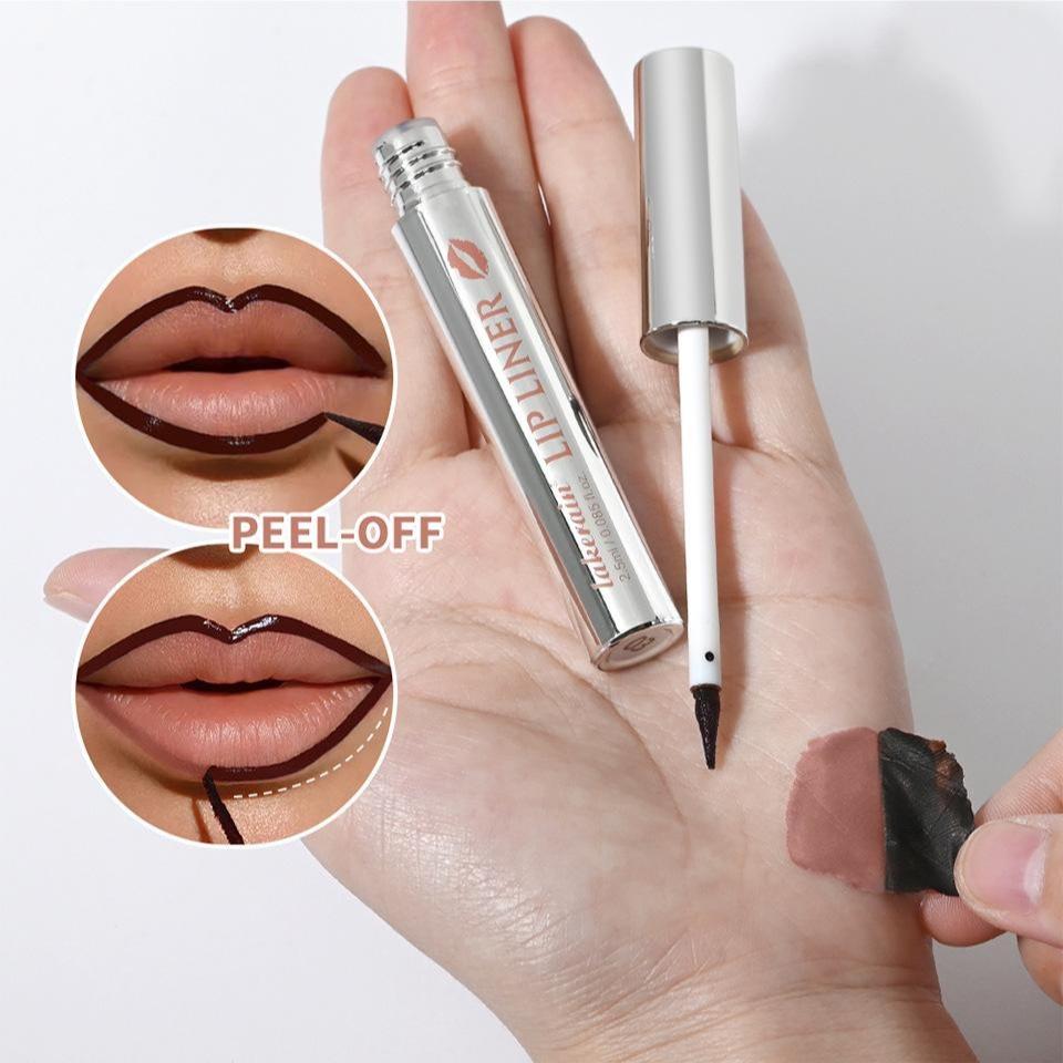Matita Labbra Peel Off Tinta Labbra Tatuaggio Lunga Durata Impermeabile A Prova di Sbavature A Prova di Trasferimento Matita Contorno Labbra Opaca Cosmetico Labbra Magico