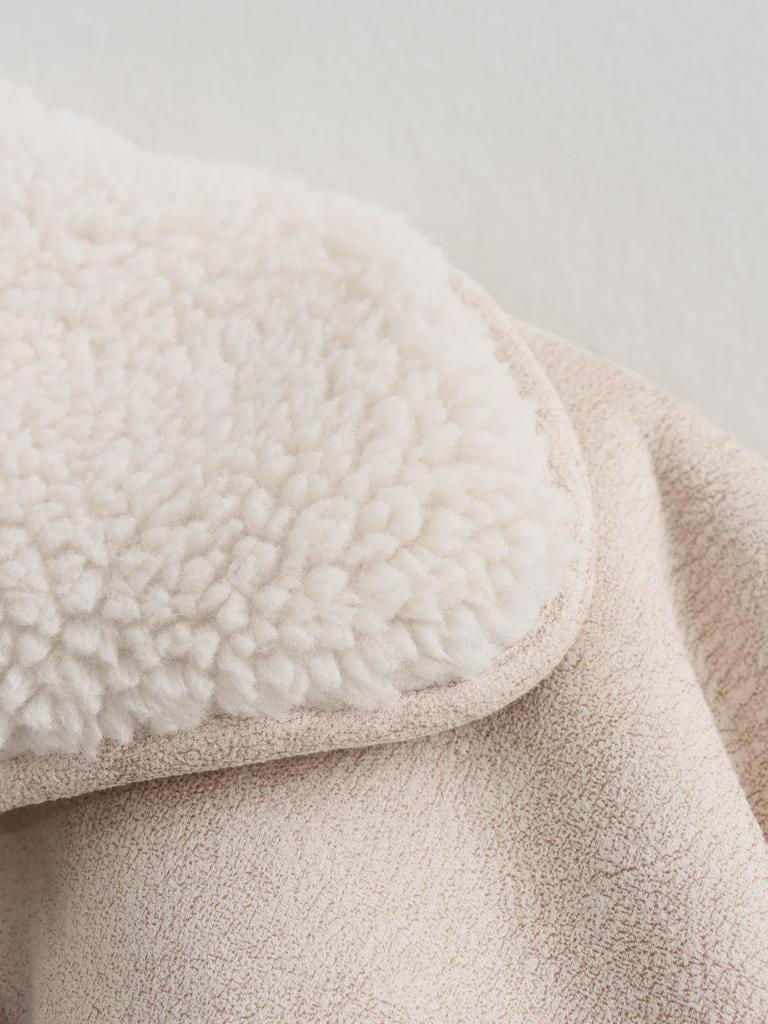 ZA Women's Suede Coat: European & American Style, Thick, Warm, All-Match Jacket for Autumn/Winter, 565-9