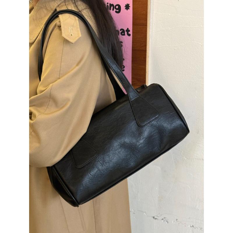 

Korean Version of Retro Handheld Small Square Bag for Women s New Large Capacity Ins Style Casual Shoulder Bag Versatile Commuter Bag