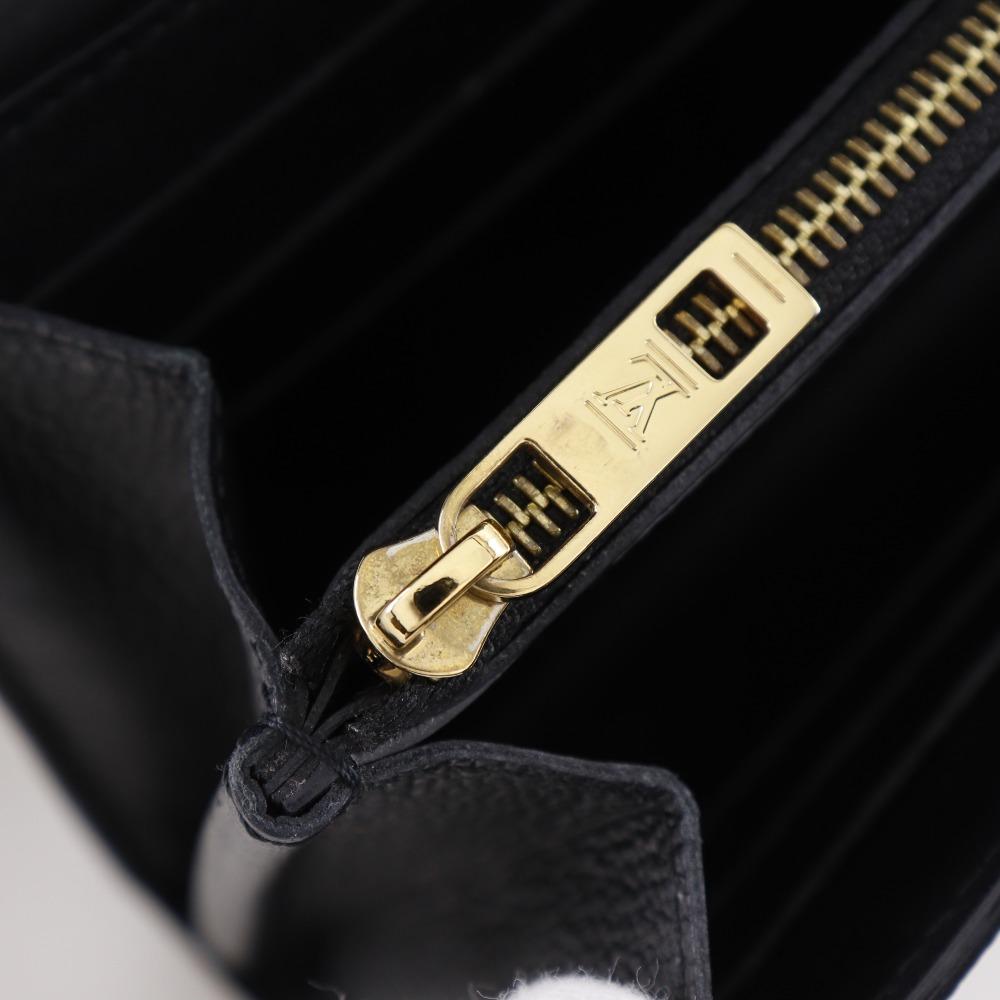 LOUIS VUITTON Portefeiulle Verry Purse M62059 Monogram Noir black leather Women Used