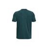 Under Armour Solid Color Mesh Design Fitness Running Training Comfortable Breathable Crew Neck Short Sleeve T-Shirt Men Tops Green 1373724-716