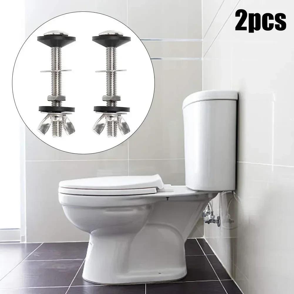 2pcs Water Tank Bolt High Quality WC Toilet Cistern Fixing Fitting Sealing Kit Close Coupling Bolts Toilet Accessories