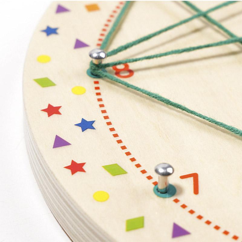 Puzzle în formă de frânghie Montessori pentru copii, educație timpurie, ață creativă, tablă de unghii, jucării educaționale pentru antrenament de gândire logică