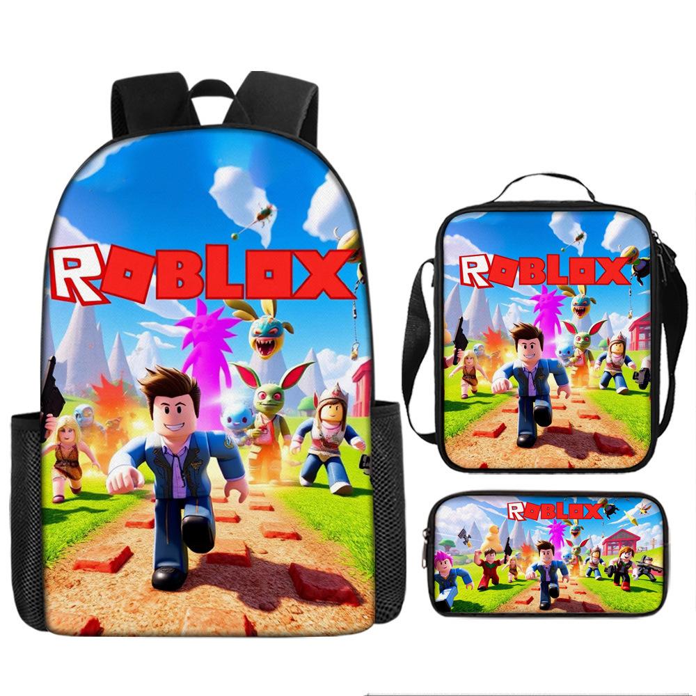 Robles Backpack Three-Piece Children'S Cartoon Backpack Large Capacity School Bag