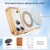 Magnetic Stand Protective Case for iPhone 17 Pro Max - Compatible with Apple 16/15 Drop-Proof, 14 Transparent, 13