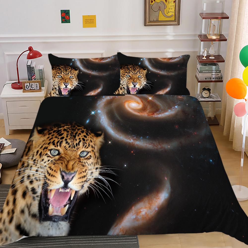 Starry Animals Duvet Cover Quilt Cover 3D Printing Children Boy Girl Luxury Home Bedspreads Romatic King Bedding Size
